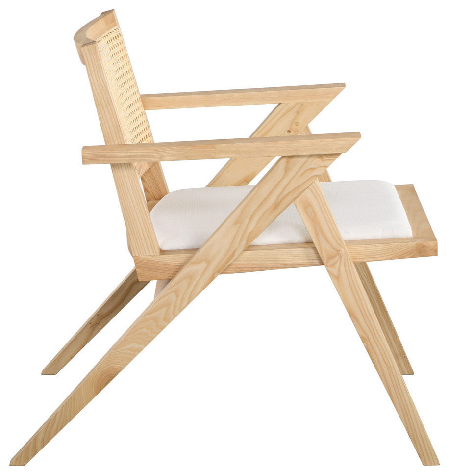 Safavieh Couture Krystine Rattan Accent Chair, Natural, Natural