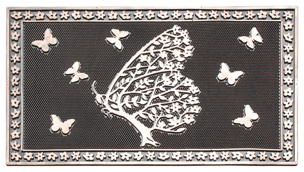 A1HC Shedding Tree Rubber 18"x30" Non-Slip Door Mat