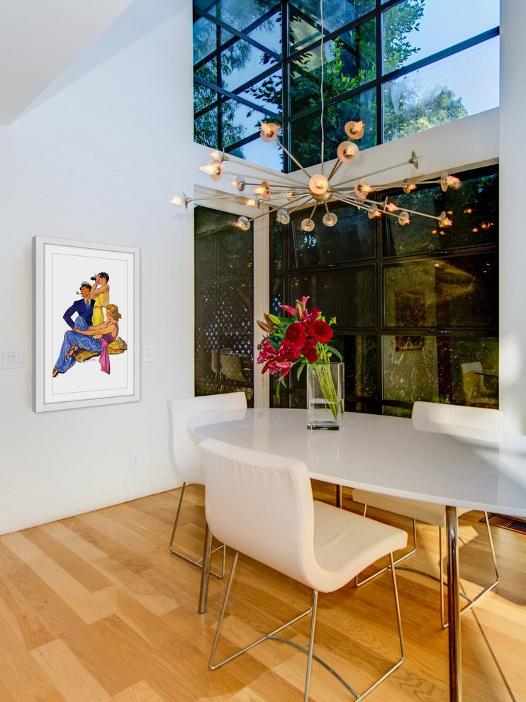 "The Good Life" Framed Painting Print