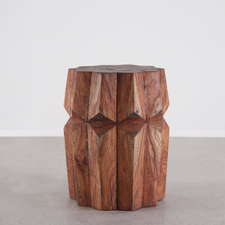 Estrella Side Table, Light Walnut