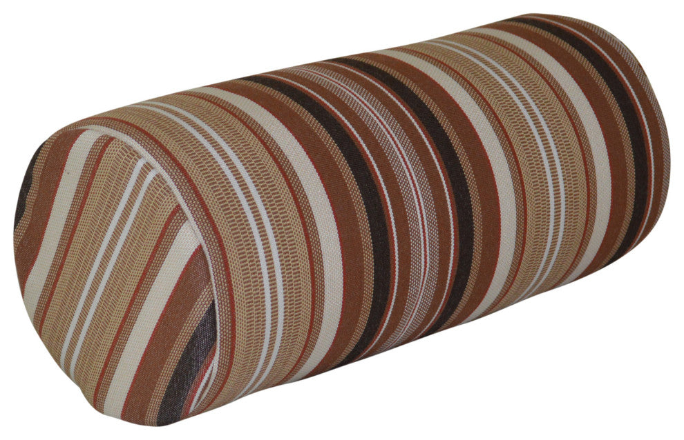 New Hope Chair Head Pillow, Maroon Stripe
