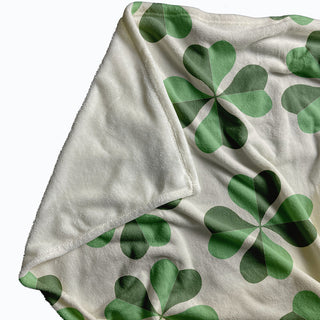 60 x 80 in Lucky Patch St. Patrick's Day Throw Blanket, Laurel Tree Green