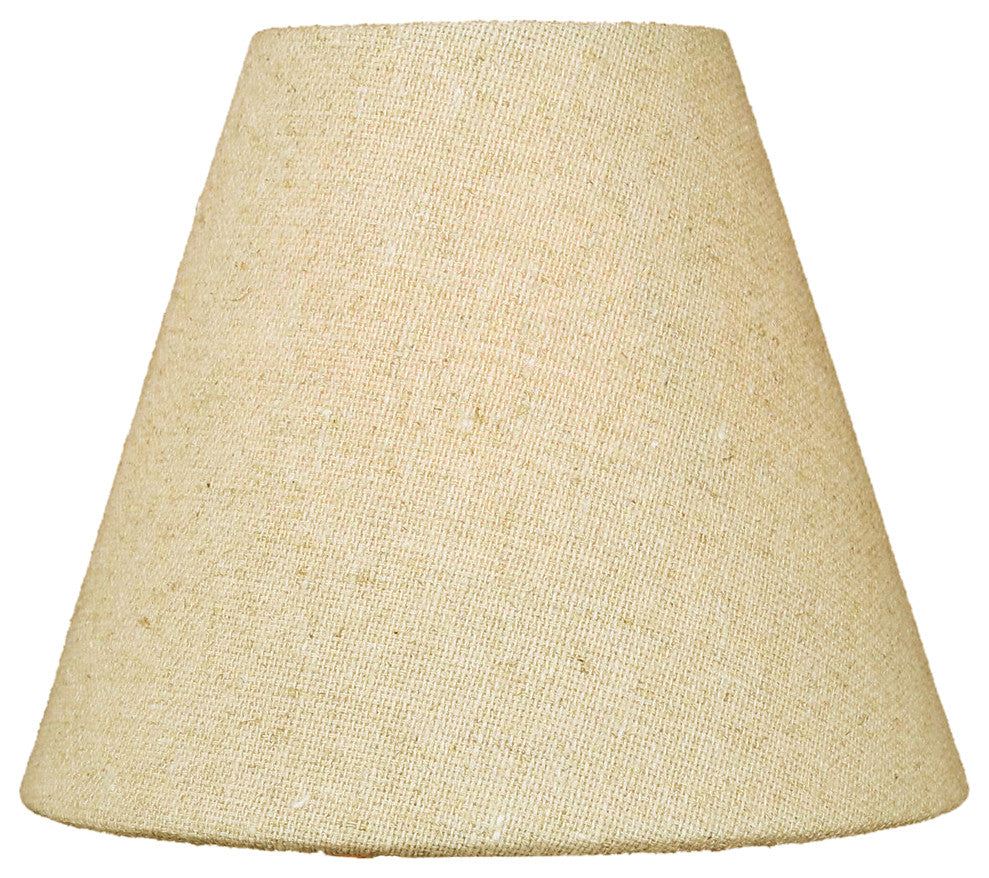 Chandelier Clip-On Premium Lampshade 3"x4"x4", Sand-Linen