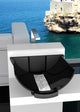 Marco Calla Vessel Sink, Black and Silver