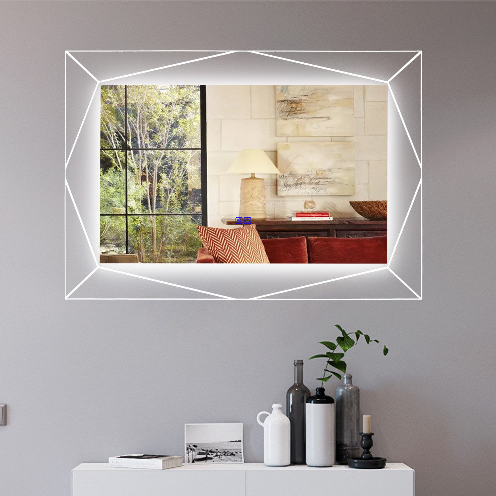 CHLOE Lighting SPECULO Back Lit LED Mirror 6000K, Daylight White, 39"