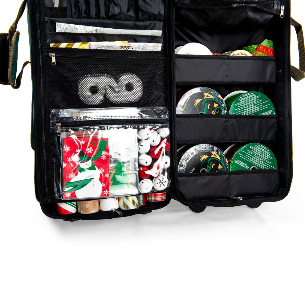 Rolling Vertical Wrapping Paper Storage Container