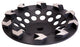 Pearl Abrasive V Arrow Segmented Cup Wheels, 4"
