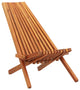Vidaxl Folding Outdoor Lounge Chair Solid Acacia Wood