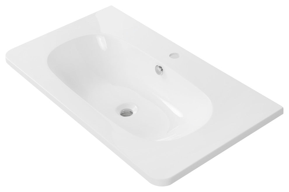 34" Solid Surface Resin Streamline K-1210-34 Vanity Top