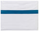 200 Thread Count Ribbon 100% Cotton 4-Piece Sheet set, Dark Blue, Twin