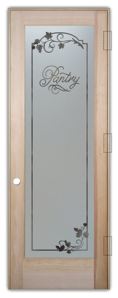 Pantry Door - Grape Ivy Melany - Douglas Fir (stain grade) - 24" x 96" -...