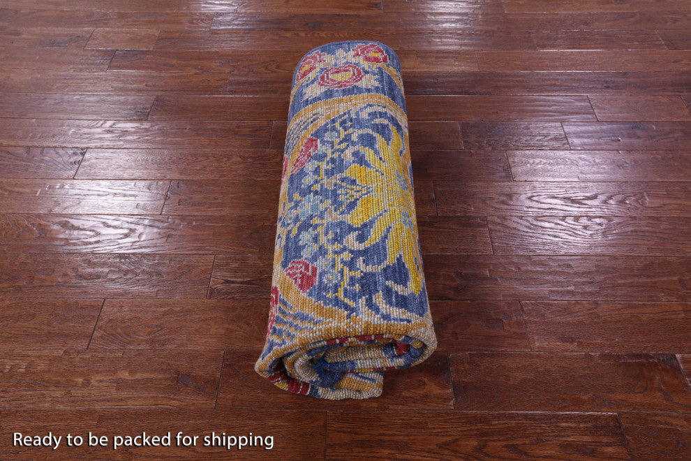5' 10" X 8' 7" William Morris Handmade Wool Rug - Q13384