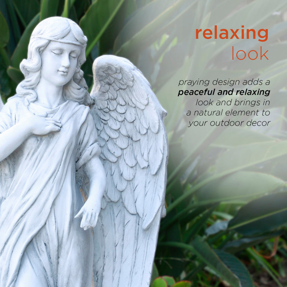 Peaceful Angel Statue, 31"