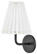 Demi 1-Light Wall Sconce Soft Black