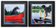 Dogs on Lake Framed Art, 2-Piece Set