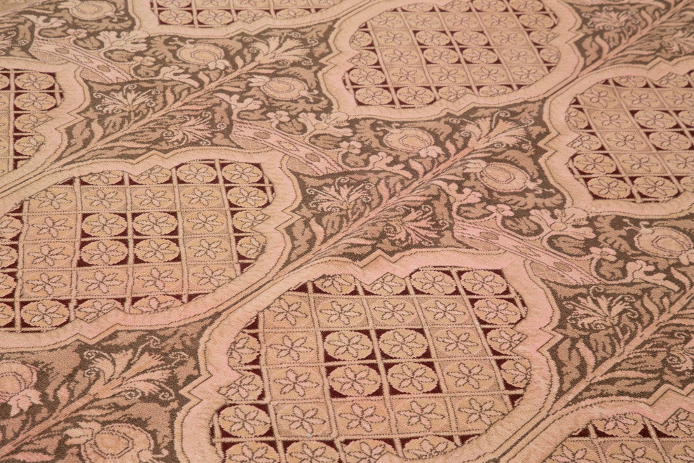 Rug N Carpet - Hand-Knotted Oriental 10' 2" x 12' 11" Soft Oushak Area Rug