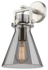 Innovations Newton Cone 1 8" Sconce Satin Nickel