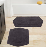 Waterford 2-Piece Bath Rug Set, Gray