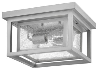 Hinkley Republic Small Flush Mount, Satin Nickel