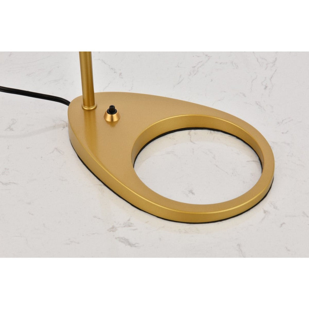 Living District Juniper 1-Light Table Lamp Brass