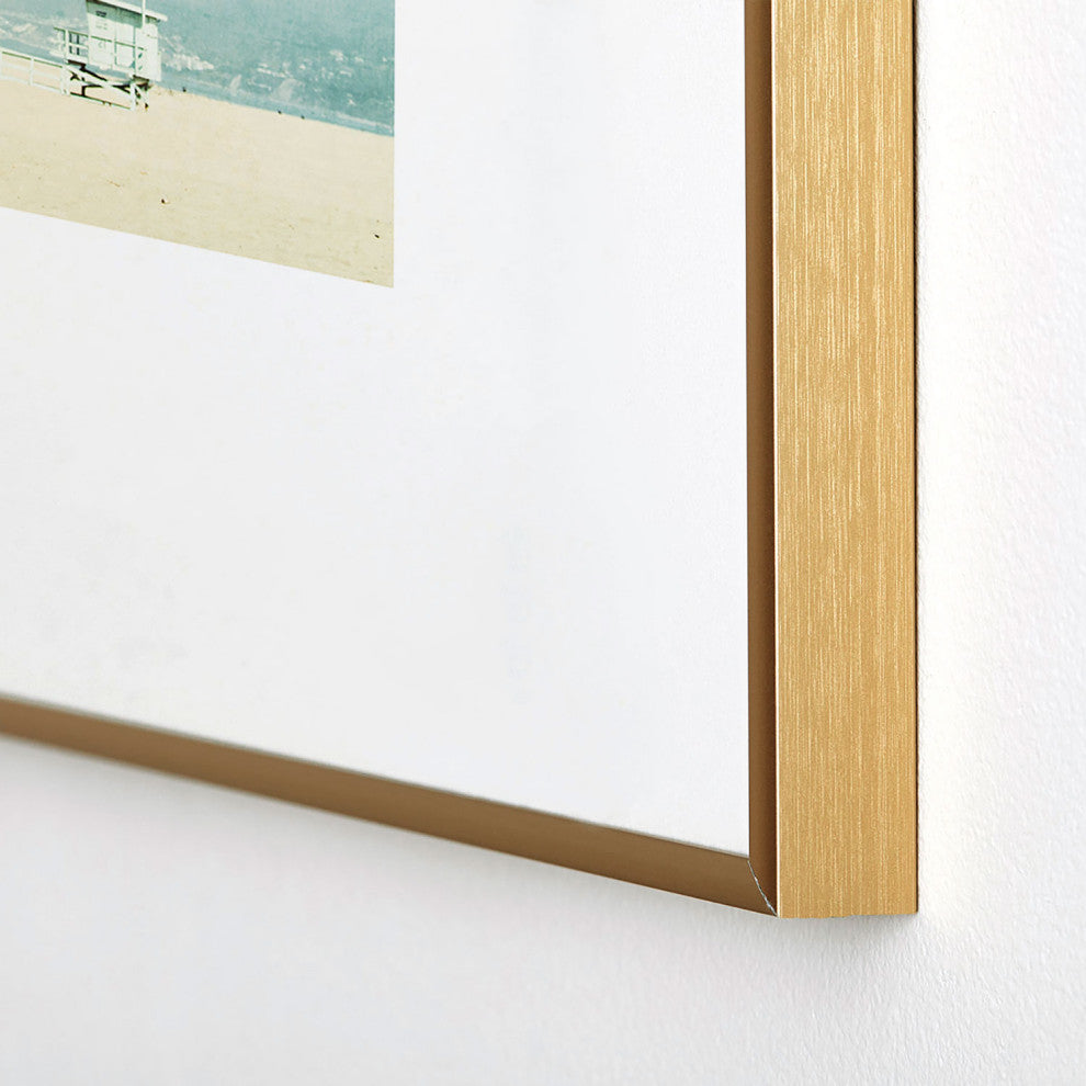 Bree Madden Venice Beach Palms Metal Framed Art Print