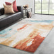 Jaipur Living Swisher Handmade Abstract Blue/ Red Area Rug 6'X9'