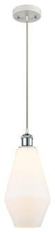 Innovations 516-1P-WPC-G651-7 1-Light Mini Pendant White and Polished Chrome