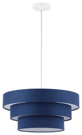 Safavieh Cleia 20" Pendant, Navy/White