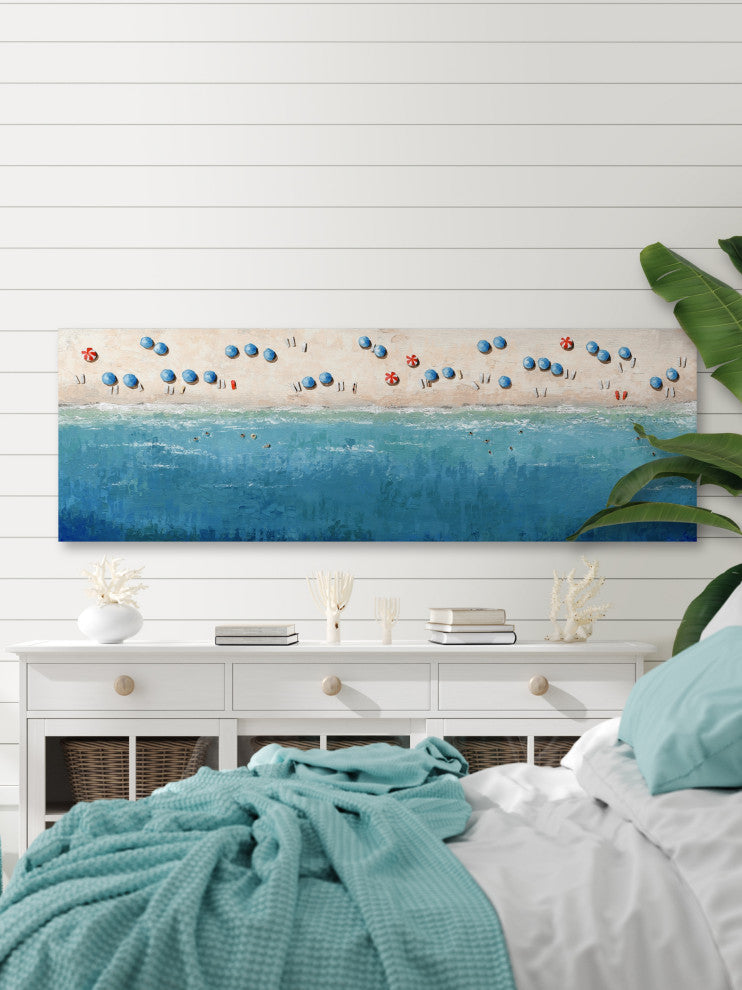 "Take a Dip" Painting Print on Wrapped Canvas, 60x20