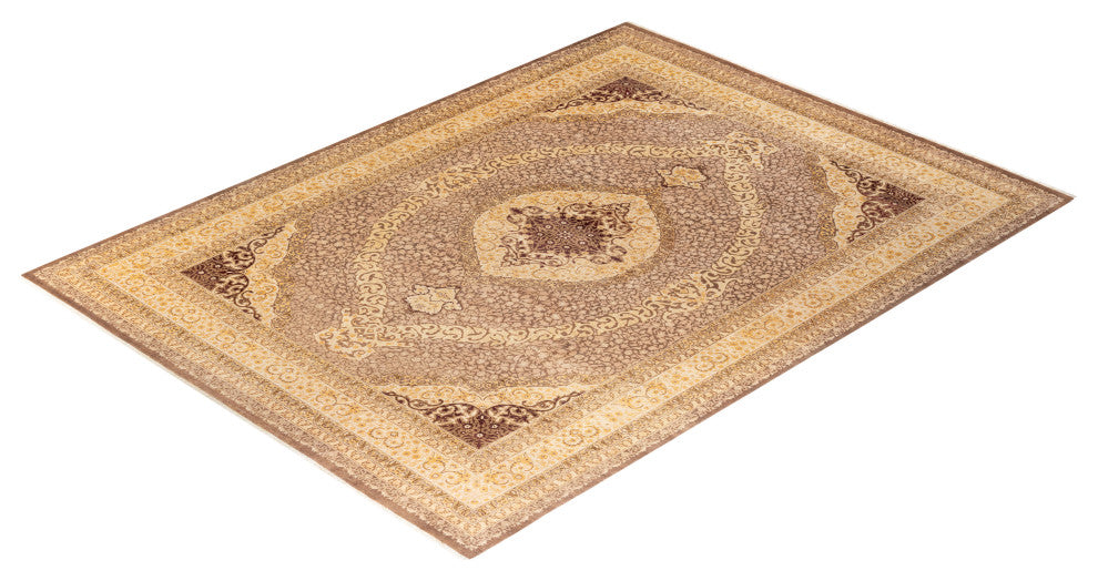 Mogul, One-of-a-Kind Hand-Knotted Area Rug Brown, 9' 4 x 12' 7