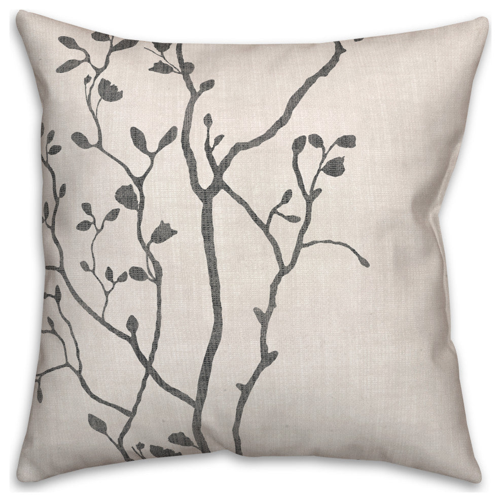 Simple Branch 18x18 Spun Poly Pillow