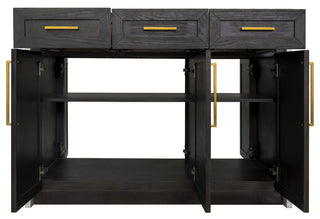 Palisade 48" Kitchen Island, Dark Oak, Engineered Marble