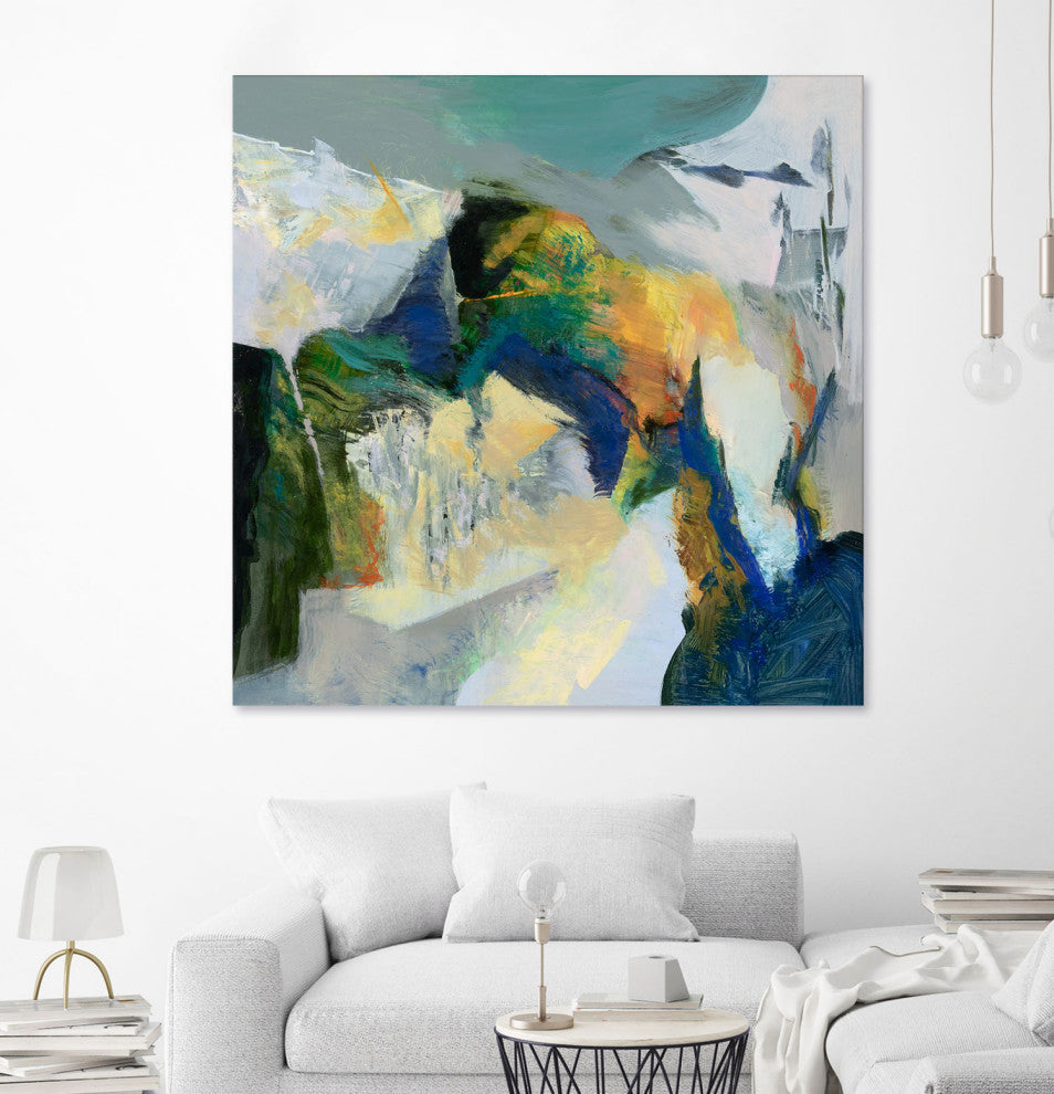 Iceberg - 54 x 54 by Emilia Arana
