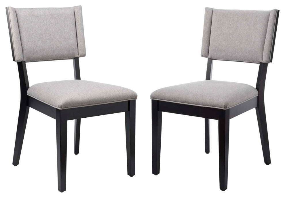 Esquire Dining Chairs, Set of 2, Light Gray