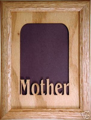Mother Vertical Picture Frame and Matte, 5"x7"