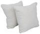 17" Jacquard Throw Pillows With Inserts, Set of 2, Grattan Rice