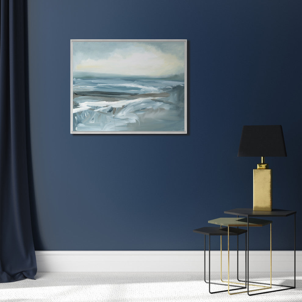 Seawater Mixing Into Sand, 45 x 36