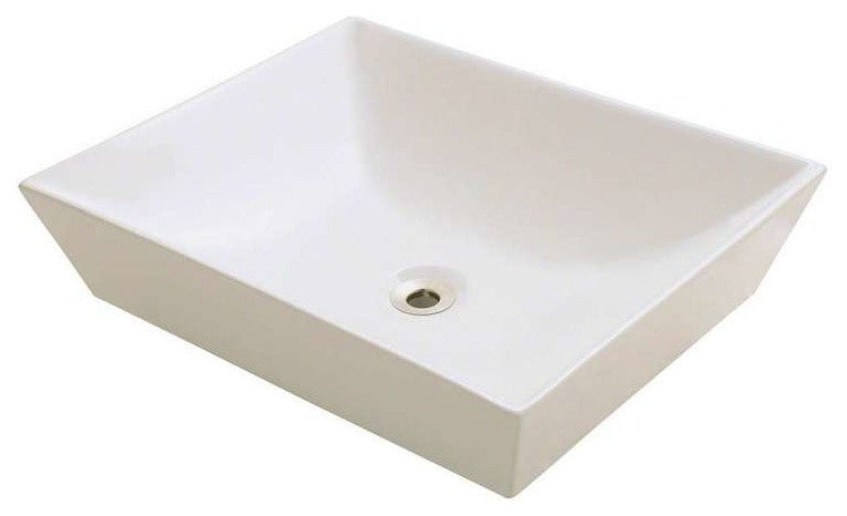Porcelain Vessel Sink, Bisque
