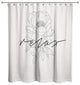 Relax Poppy 71"x74" Shower Curtain