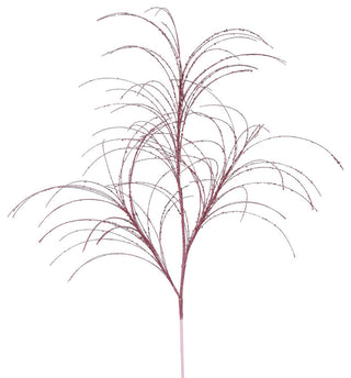 Vickerman 34" Glitter Grass Spray, Mauve