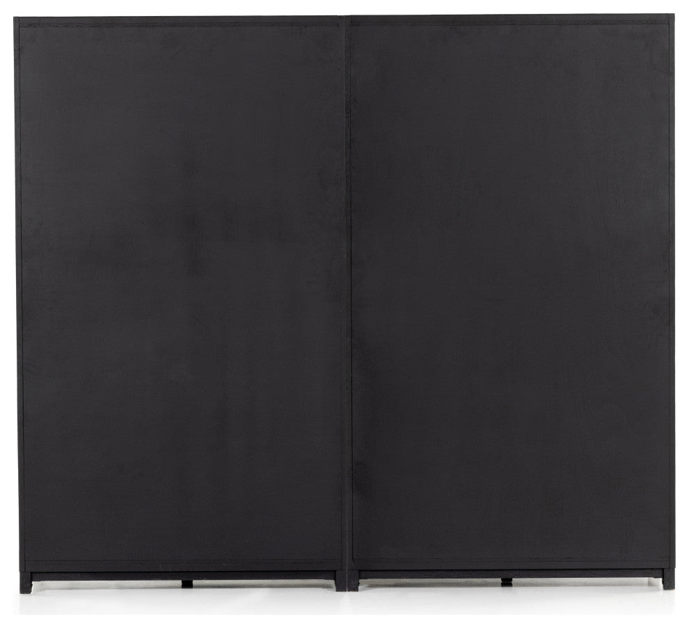 Millie Double Cabinet-Matte Black