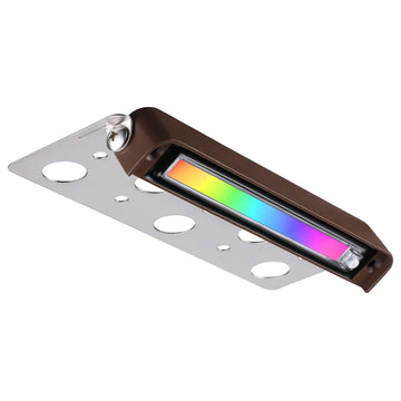 24-Pack 7"LED RGB Hardscape Lights, 270 degree Swivel Retaining Wall Lighting