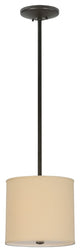 12W Cilindro Beige Textrene Pendant