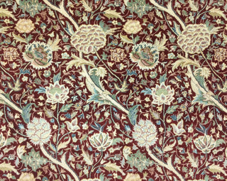 Pak-Persian Reed Red Hand-Knotted Rug, 9'1x12'2