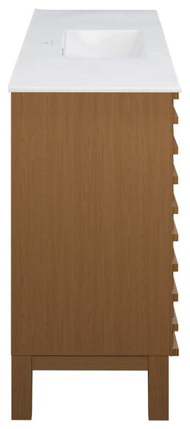 Cascade 48'' Bathroom Vanity, Walnut