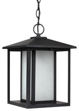 Generation Lighting 69029 Hunnington 9"W Outdoor Mini Pendant - Black