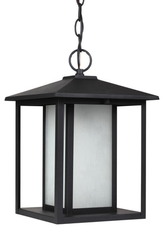 Generation Lighting 69029 Hunnington 9"W Outdoor Mini Pendant - Black