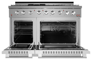 NXR SC 48" Stainless Steel Gas Range, 6 Burner with Dual Convection Oven SC4811