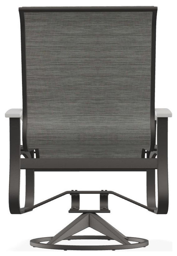 Belle Isle Sling Outdoor Swivel Rocker, Augustine Shadow/Warm Gray