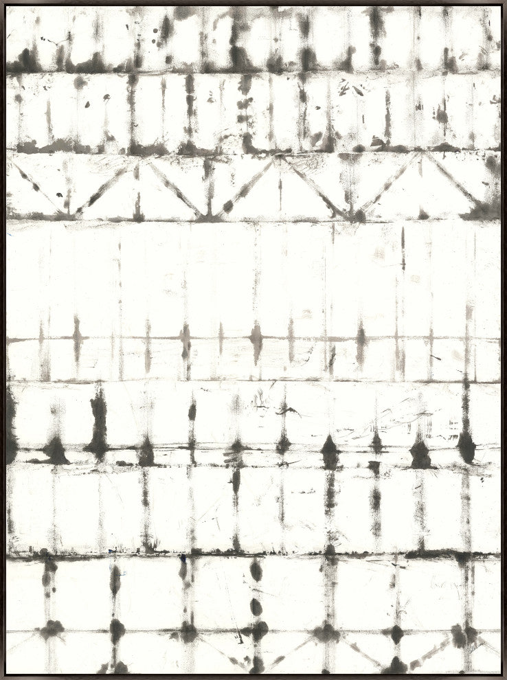 36x48 Just Being II, Framed Artwork, Espresso